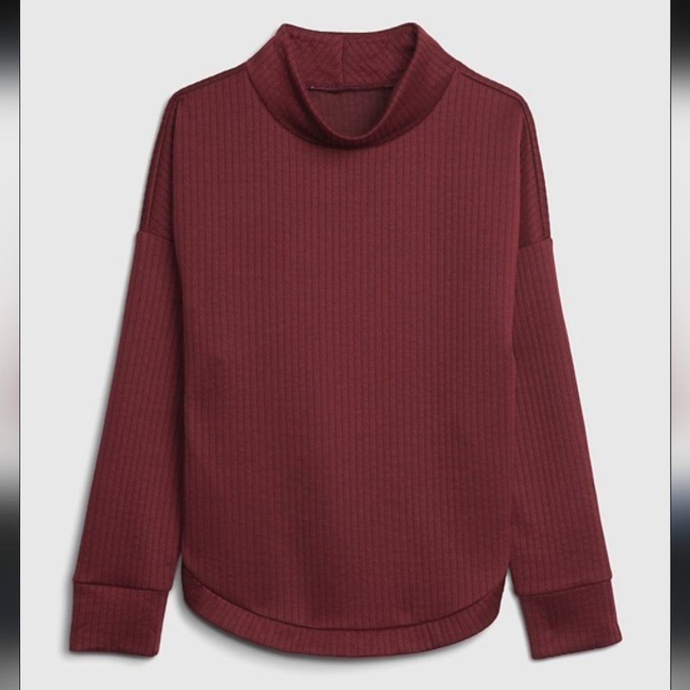 2/$30 ✨GapFit Mockneck Textured Sweatshirt